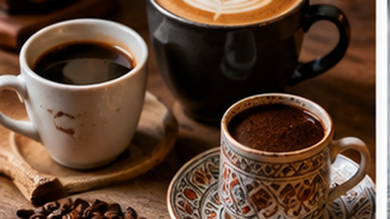Kahve Çeşitleri Rehberi: Espresso, Filtre Kahve ve Türk Kahvesi Arasındaki Farklar